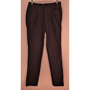 Lululemon Women's ABC Slim-Fit 5-Pocket Warpstreme Pants Black 28 Athleisure